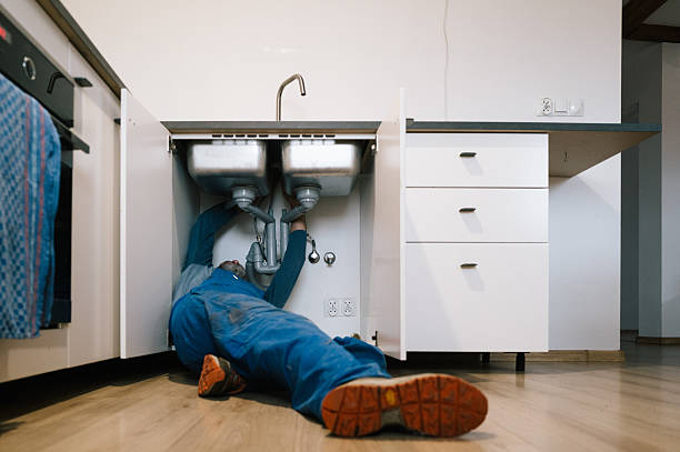 Professional Drain Cleaning technician working in Altamont, NY